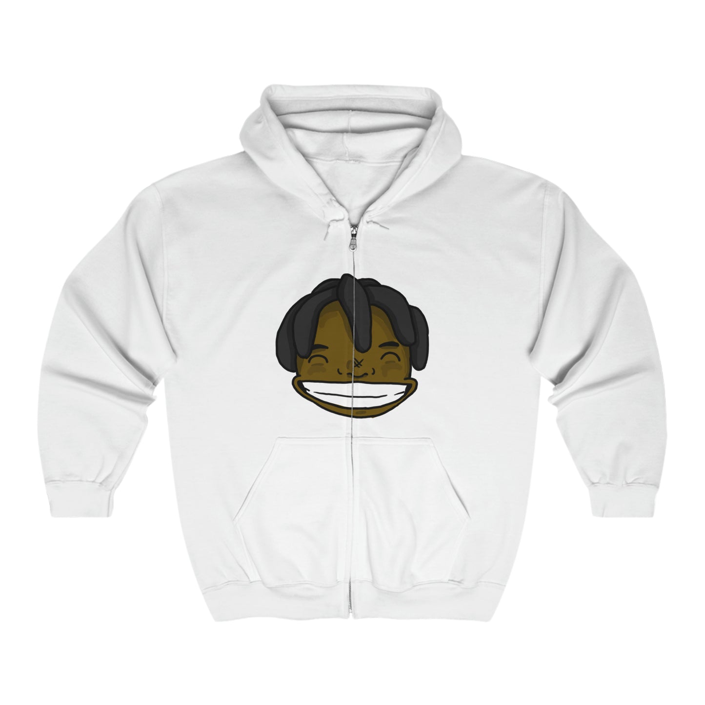 Swisha Face Logo Zip Up Jacket
